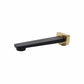 Bath Spout - 'Celsior' 180/220mm - Chrome/black/Brushed nickel/Black&Gold